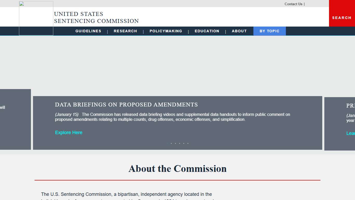 Homepage | United States Sentencing Commission